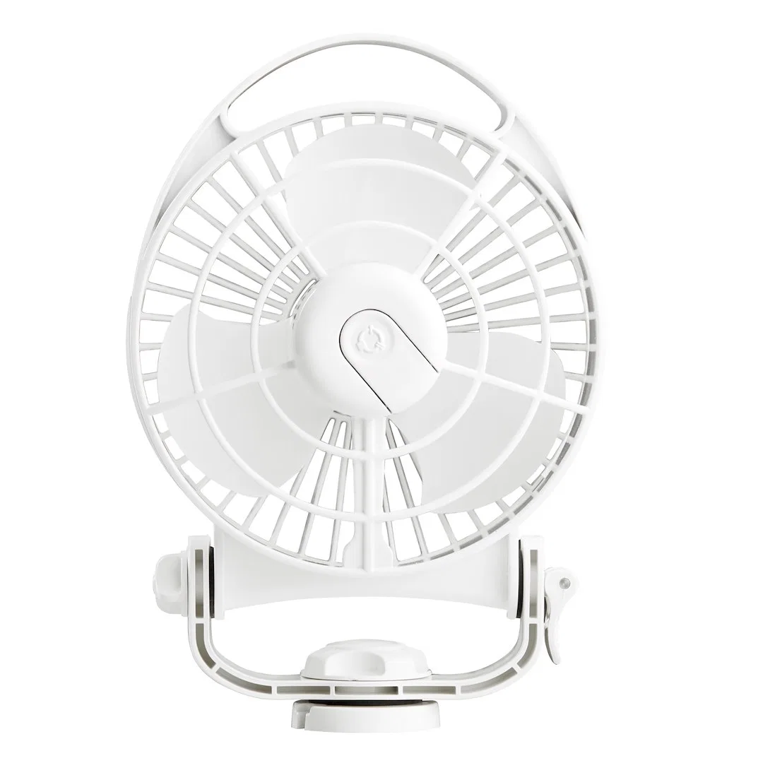 7483CAWBX – CAFRAMO Fan, 6 Inch Diameter With 5 Inch Blade 3 Speed Marine Type With Oscillating/ Tilt Head Surface Mo...